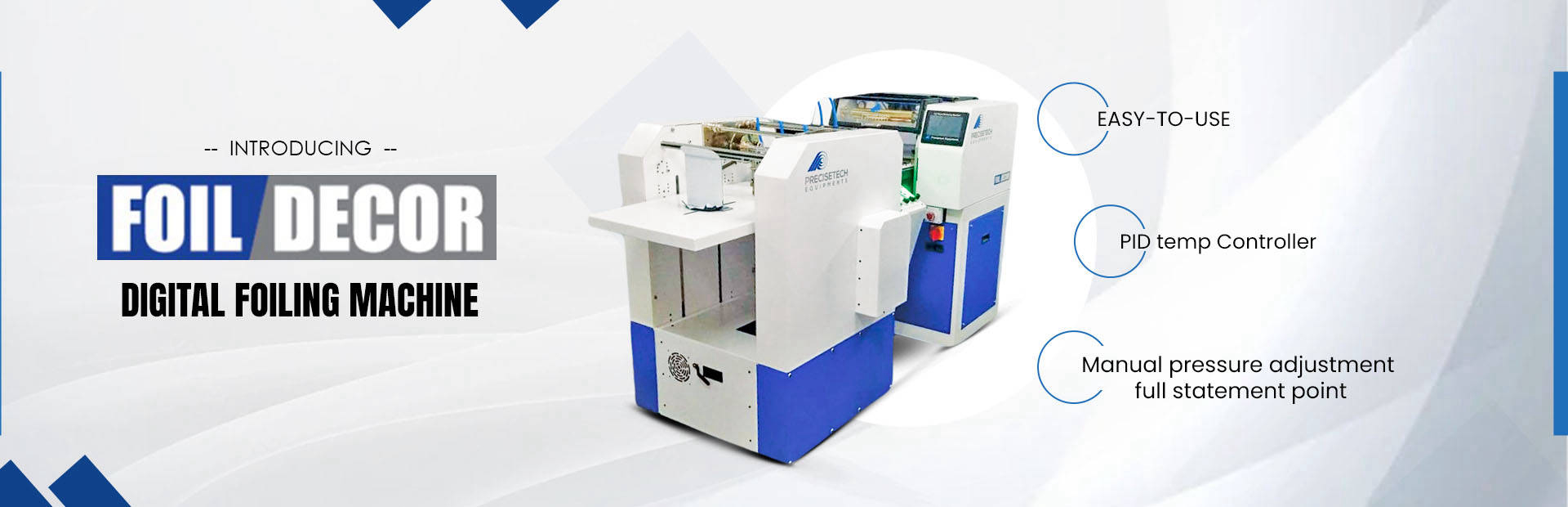 Foil Decor - A Digital Foiling Machine by Precisetech Equipments